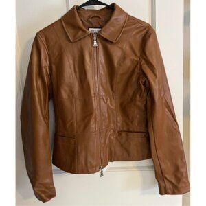 Faux leather jacket